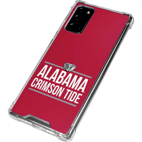 University of Alabama Crimson Tide Galaxy Note20 5G Clear Case
