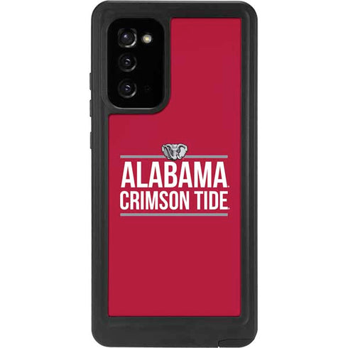 University of Alabama Crimson Tide Galaxy Note20 5G Waterproof Case