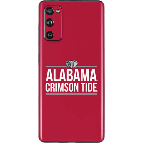 University of Alabama Crimson Tide Galaxy S20 Fan Edition Skin