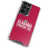University of Alabama Crimson Tide Galaxy S21 Ultra 5G Clear Case