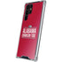 University of Alabama Crimson Tide Galaxy S22 Ultra Clear Case
