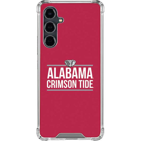University of Alabama Crimson Tide Galaxy S23 FE Clear Case