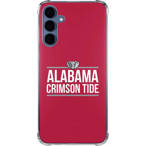 University of Alabama Crimson Tide Galaxy S24 Clear Case