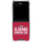 University of Alabama Crimson Tide Galaxy Z Flip5 5G Clear Case