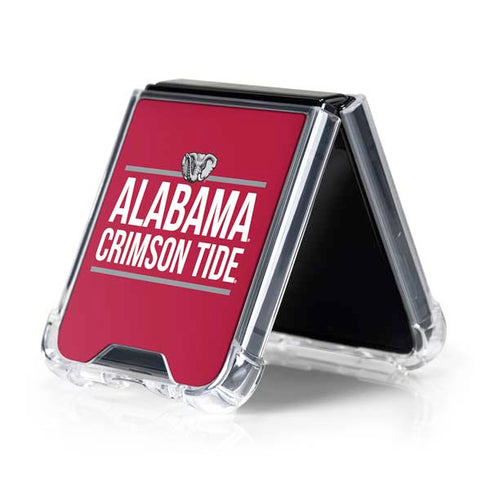 University of Alabama Crimson Tide Galaxy Z Flip5 5G Clear Case