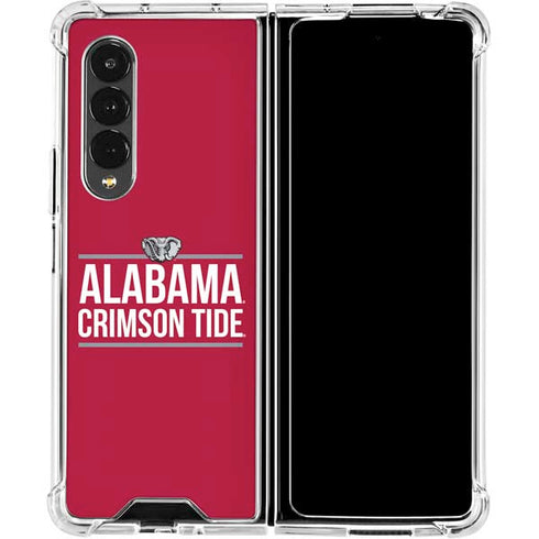 University of Alabama Crimson Tide Galaxy Z Fold4 5G Clear Case
