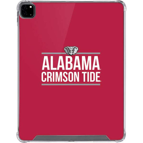 University of Alabama Crimson Tide iPad Pro 12.9in (2020) Clear Case