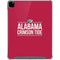 University of Alabama Crimson Tide iPad Pro 12.9in (2020) Clear Case