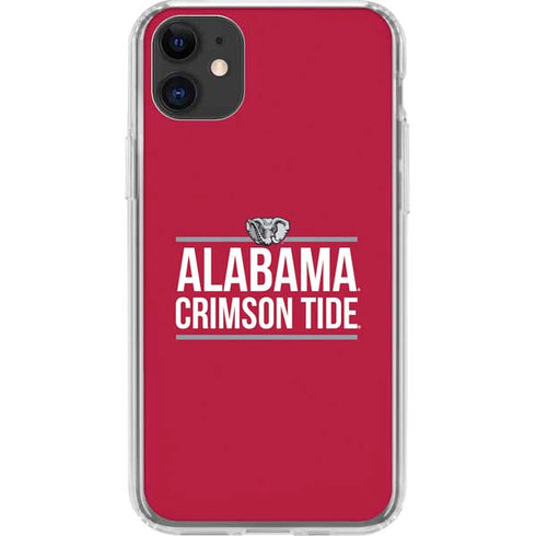 University of Alabama Crimson Tide iPhone 11 Clear Case