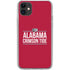 University of Alabama Crimson Tide iPhone 11 Clear Case