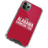 University of Alabama Crimson Tide iPhone 11 Pro Max Clear Case