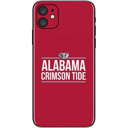 University of Alabama Crimson Tide iPhone 11 Skin