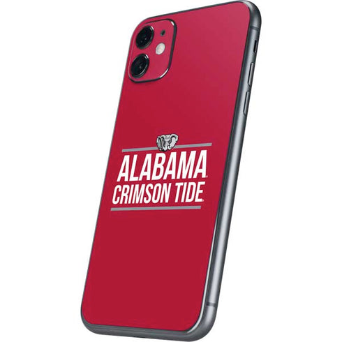 University of Alabama Crimson Tide iPhone 11 Skin