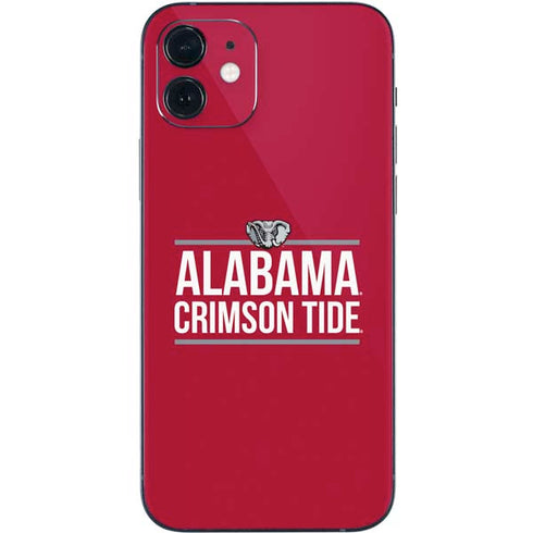 University of Alabama Crimson Tide iPhone 12 Mini Skin