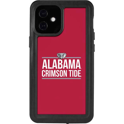 University of Alabama Crimson Tide iPhone 12 Mini Waterproof Case