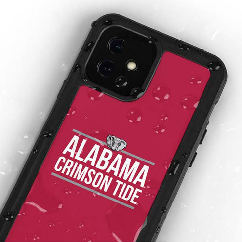 University of Alabama Crimson Tide iPhone 12 Mini Waterproof Case