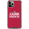 University of Alabama Crimson Tide iPhone 12 Pro Clear Case