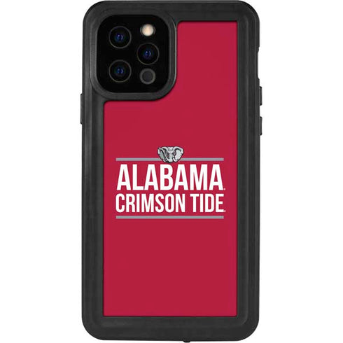 University of Alabama Crimson Tide iPhone 12 Pro Waterproof Case