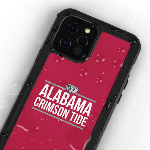 University of Alabama Crimson Tide iPhone 12 Pro Waterproof Case