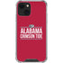 University of Alabama Crimson Tide iPhone 13 Clear Case