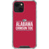 University of Alabama Crimson Tide iPhone 13 Mini Clear Case