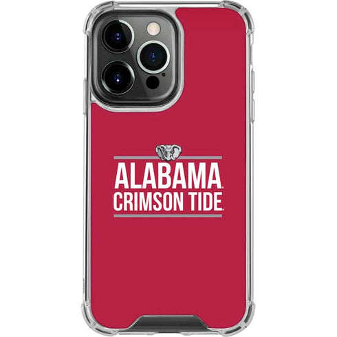 University of Alabama Crimson Tide iPhone 13 Pro Clear Case
