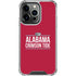 University of Alabama Crimson Tide iPhone 13 Pro Clear Case