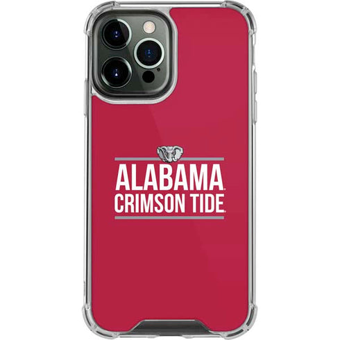 University of Alabama Crimson Tide iPhone 13 Pro Max Clear Case