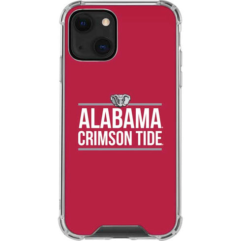 University of Alabama Crimson Tide iPhone 14 Plus Clear Case