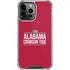 University of Alabama Crimson Tide iPhone 14 Pro Max Clear Case