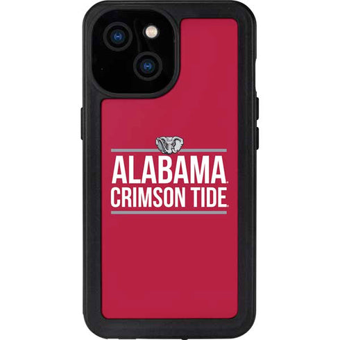 University of Alabama Crimson Tide iPhone 15 Waterproof Case