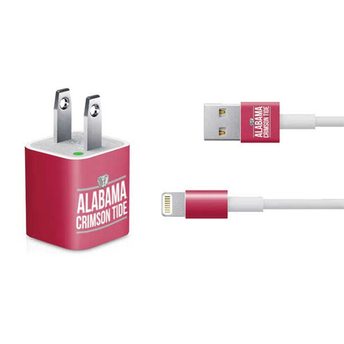 University of Alabama Crimson Tide iPhone Charger (5W USB) Skin
