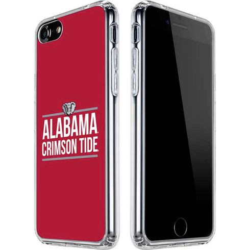 University of Alabama Crimson Tide iPhone SE (2nd & 3rd Gen) Clear Case