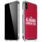 University of Alabama Crimson Tide iPhone XS Max Clear Case