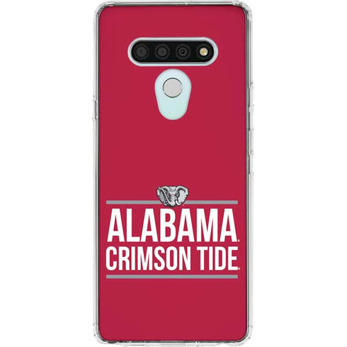 University of Alabama Crimson Tide LG Stylo 6 Clear Case