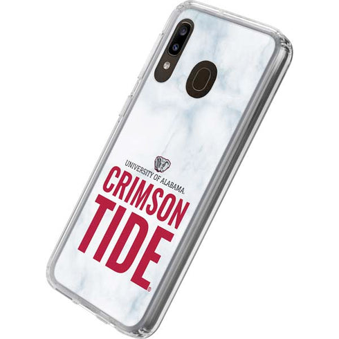 University of Alabama Crimson Tide Net Galaxy A20 Clear Case