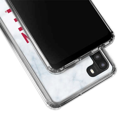 University of Alabama Crimson Tide Net Galaxy A21 Clear Case