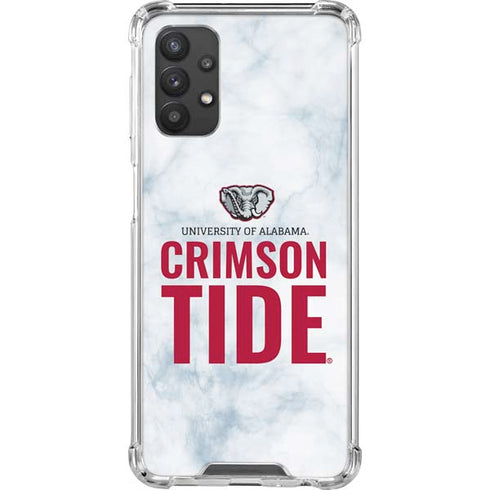 University of Alabama Crimson Tide Net Galaxy A32 5G Clear Case