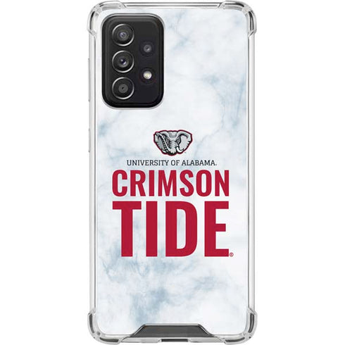 University of Alabama Crimson Tide Net Galaxy A52 5G Clear Case