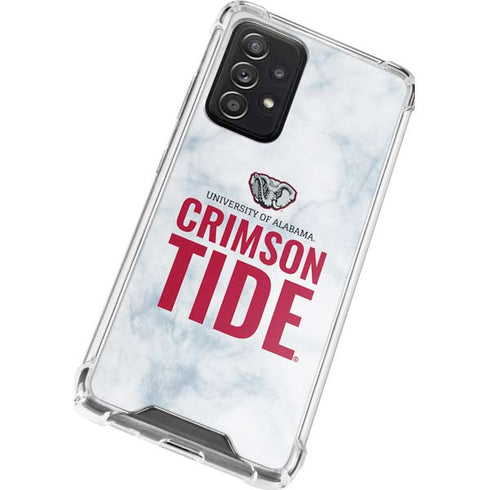 University of Alabama Crimson Tide Net Galaxy A52 5G Clear Case