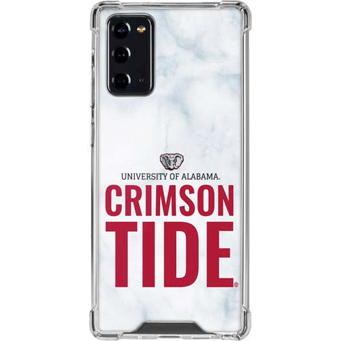 University of Alabama Crimson Tide Net Galaxy Note20 5G Clear Case