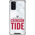 University of Alabama Crimson Tide Net Galaxy Note20 5G Clear Case