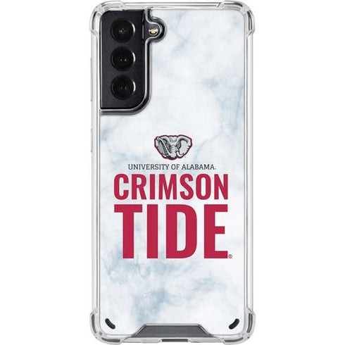 University of Alabama Crimson Tide Net Galaxy S21 5G Clear Case