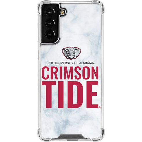 University of Alabama Crimson Tide Net Galaxy S21 FE Clear Case