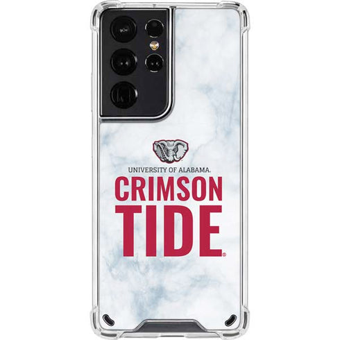 University of Alabama Crimson Tide Net Galaxy S21 Ultra 5G Clear Case