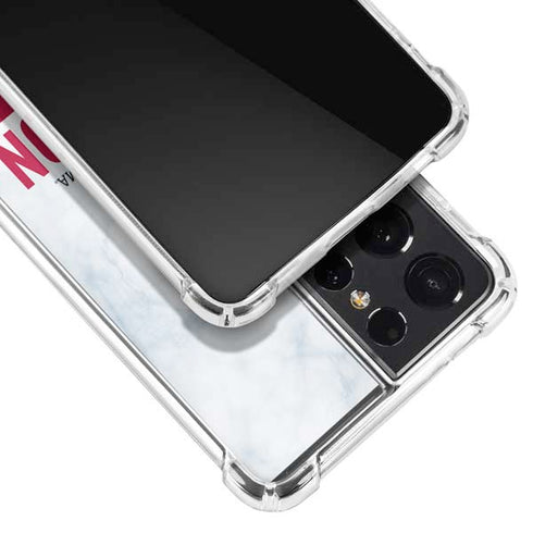 University of Alabama Crimson Tide Net Galaxy S21 Ultra 5G Clear Case