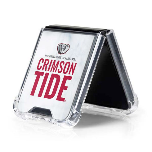 University of Alabama Crimson Tide Net Galaxy Z Flip5 5G Clear Case