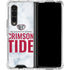 University of Alabama Crimson Tide Net Galaxy Z Fold4 5G Clear Case