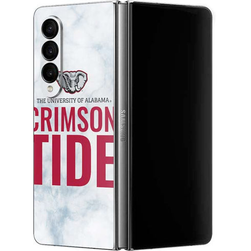 University of Alabama Crimson Tide Net Galaxy Z Fold4 5G Skin