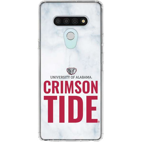 University of Alabama Crimson Tide Net LG Stylo 6 Clear Case